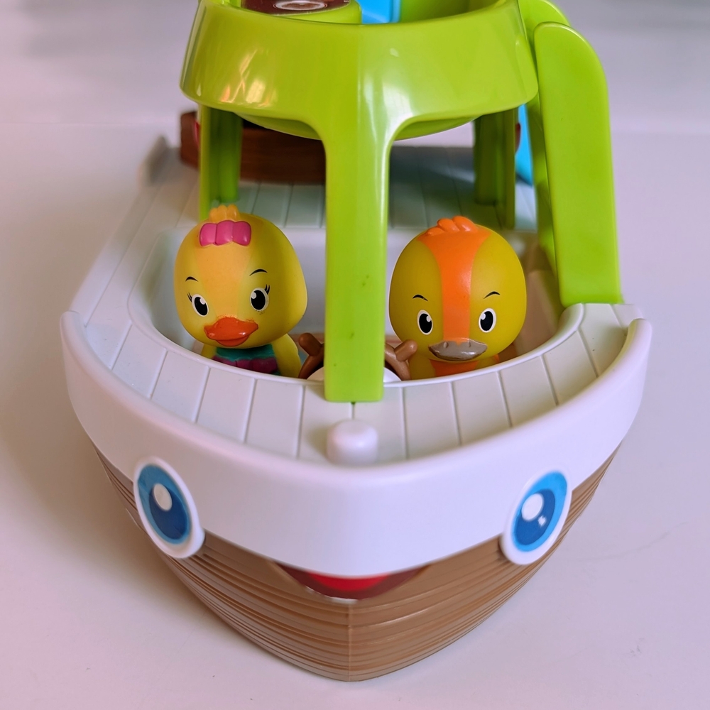 Timber Tots Vulli Klorophil Boat Lot With Character Figures - Picture 3 of 16